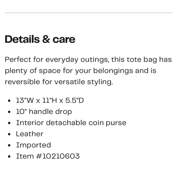 KATE SPADE AVA REVERSIBLE TOTE BAG - Picture 9 of 16